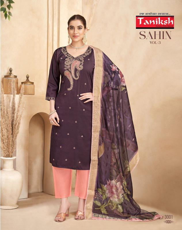 Taniksh Sahin vol 3 catalog indian kurtis wholesale in malaysia 