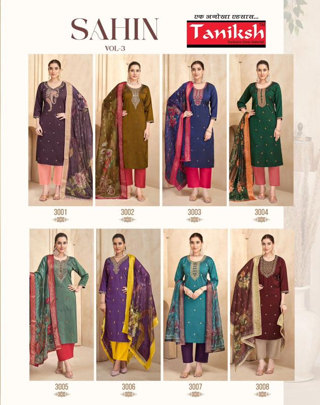 Taniksh Sahin vol 3 catalog indian kurtis wholesale in malaysia 