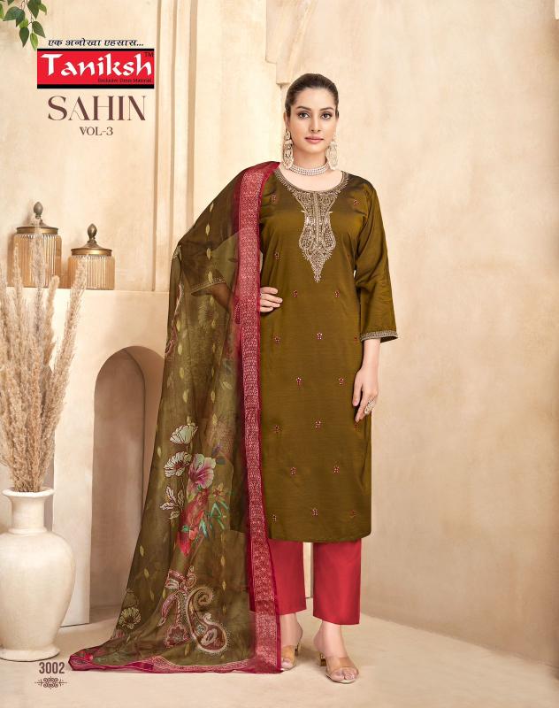 Taniksh Sahin vol 3 catalog indian kurtis wholesale in malaysia 