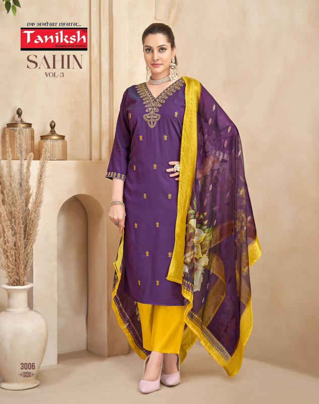 Taniksh Sahin vol 3 catalog indian kurtis wholesale in malaysia 