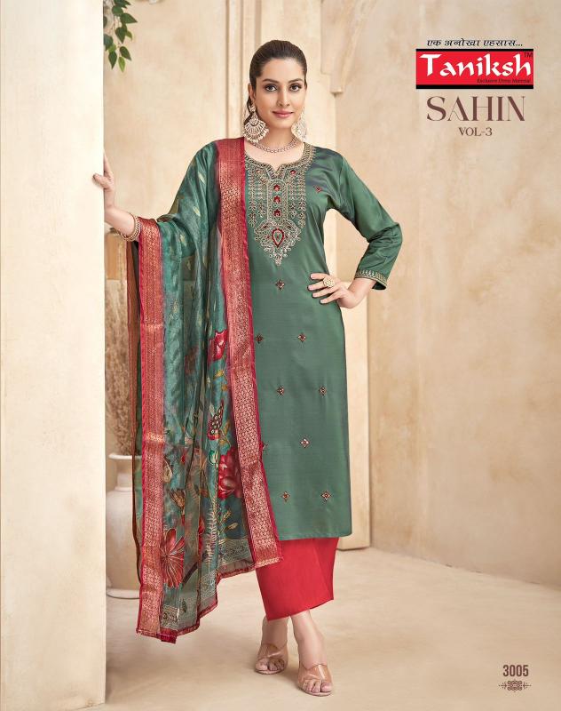 Taniksh Sahin vol 3 catalog indian kurtis wholesale in malaysia 