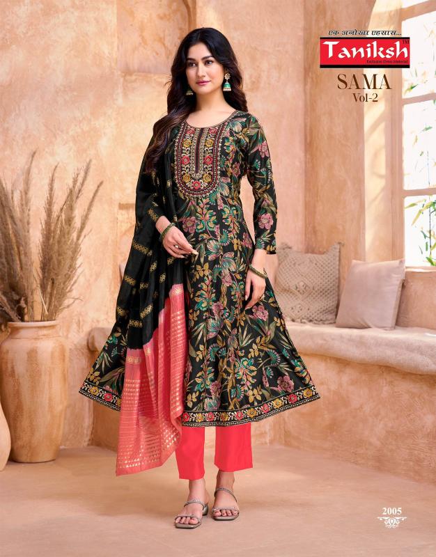 Taniksh Samma vol 2 catalog manufacture and wholesale embroidary kurtis in jaipur