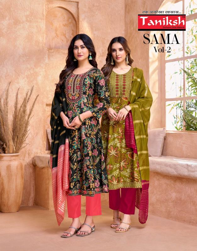 Taniksh Samma vol 2 catalog manufacture and wholesale embroidary kurtis in jaipur