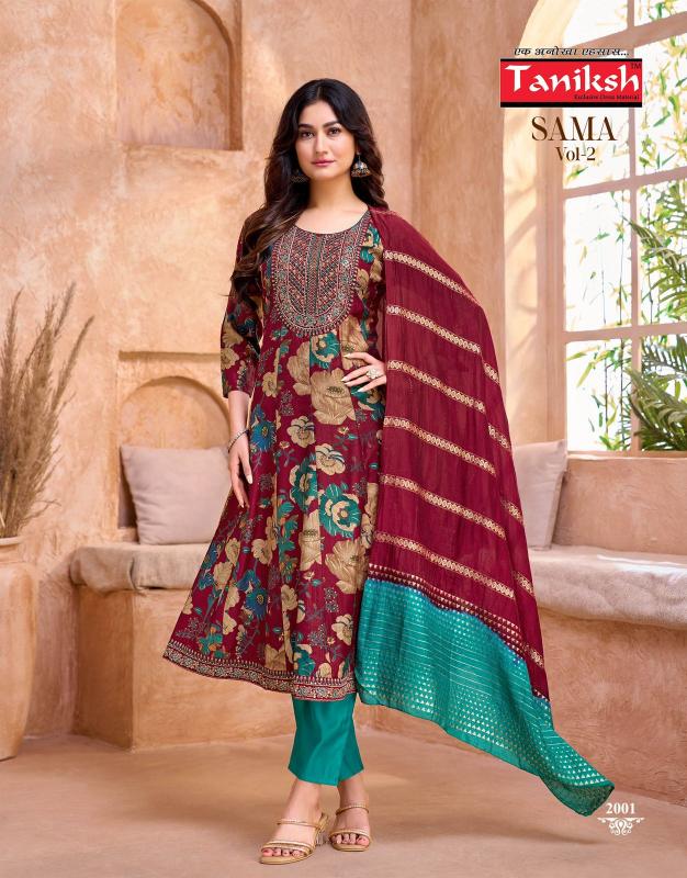 Taniksh Samma vol 2 catalog manufacture and wholesale embroidary kurtis in jaipur