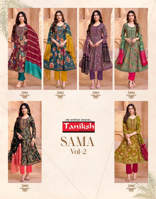 Taniksh Samma vol 2 catalog manufacture and wholesale embroidary kurtis in jaipur