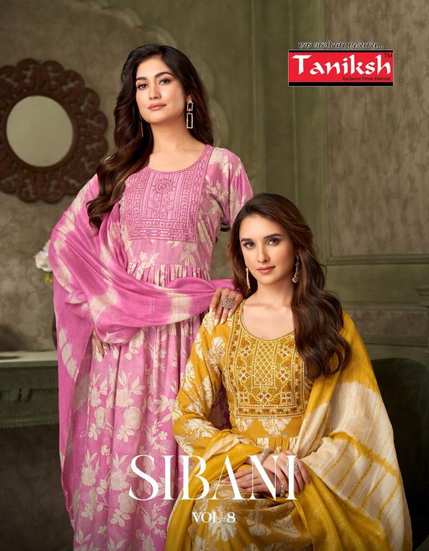 Taniksh Sibani Vol 8 catalog libas kurtis online india