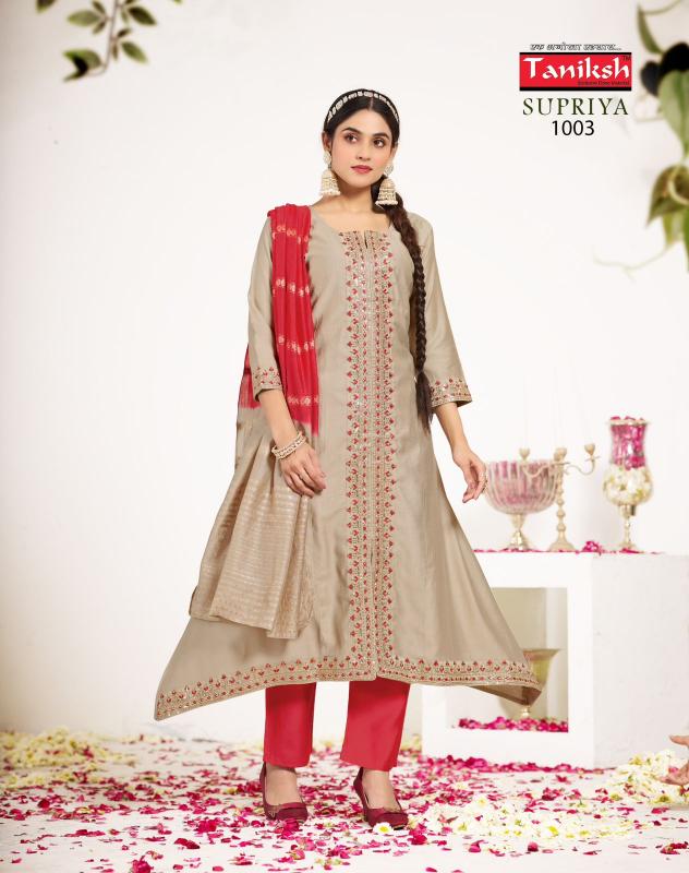 Taniksh Supriya vol 1 catalog indian ethnic kurtis designs