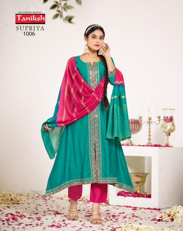 Taniksh Supriya vol 1 catalog indian ethnic kurtis designs