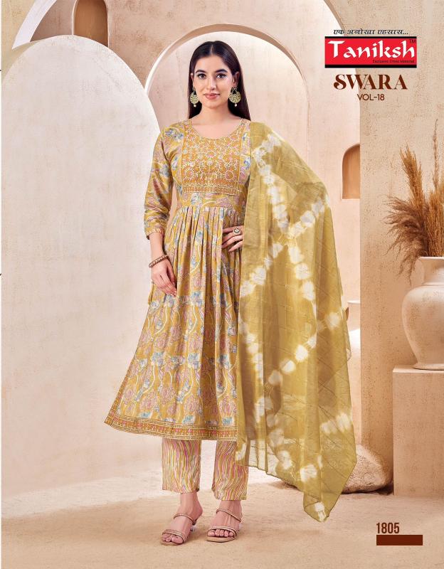 Taniksh Swara Vol 18 Catalog india kurti brand