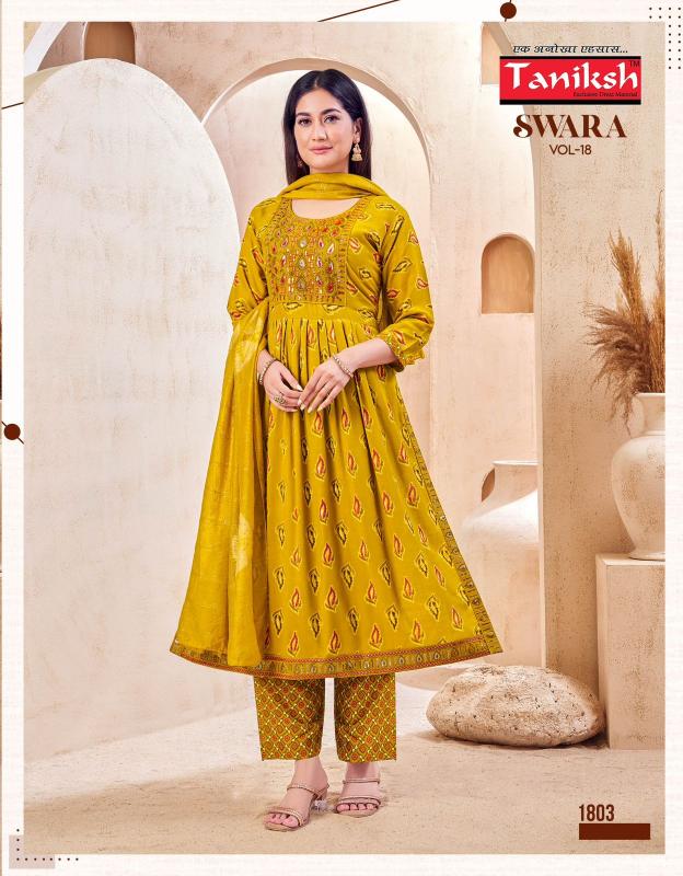 Taniksh Swara Vol 18 Catalog india kurti brand