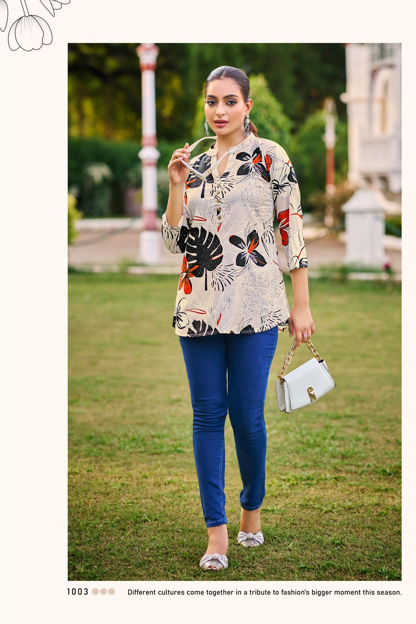 Tips & Tops Baby Vol 7 Catalog indian short kurtis for jeans