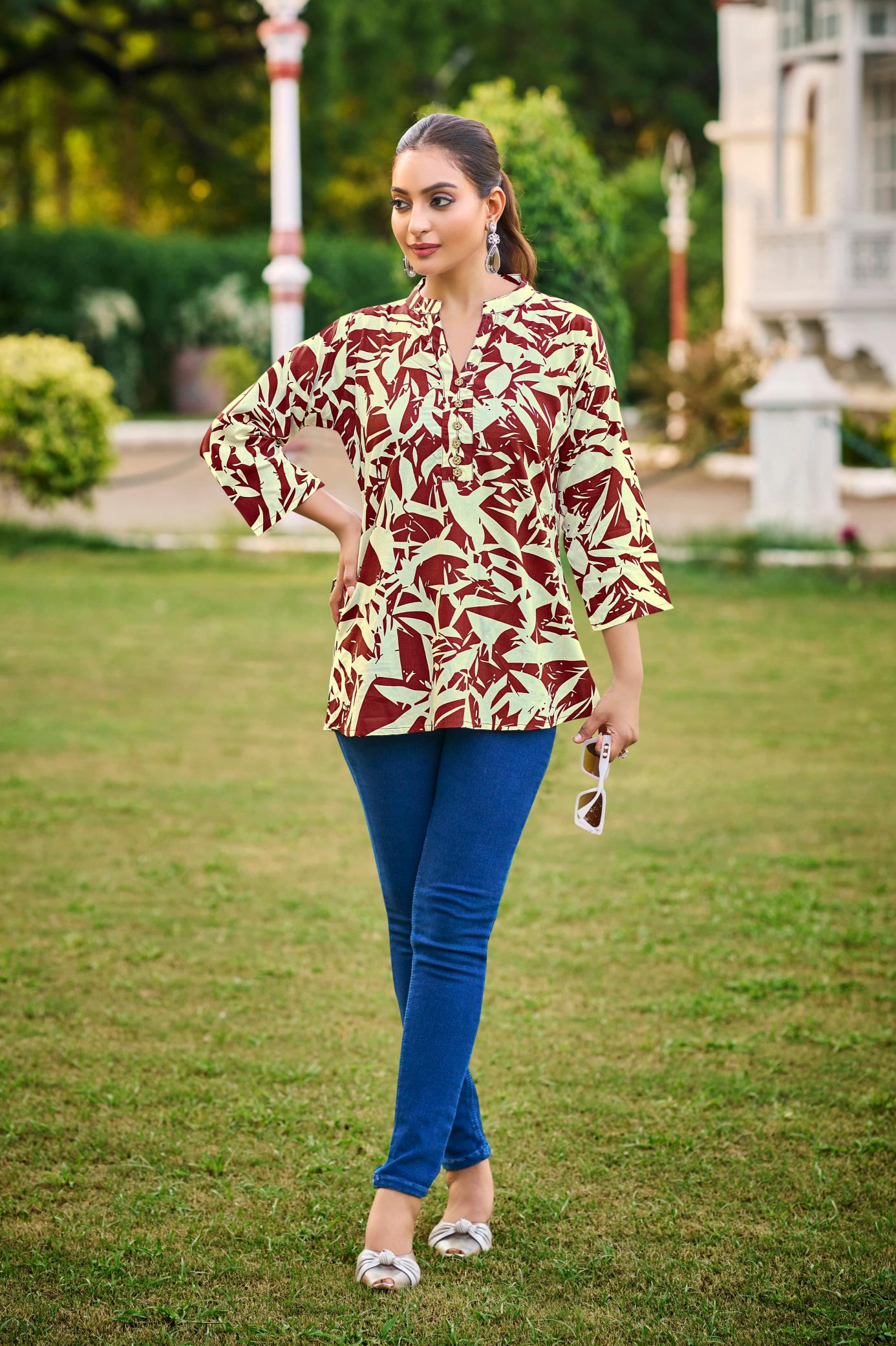 Tips & Tops Baby Vol 7 Catalog indian short kurtis for jeans