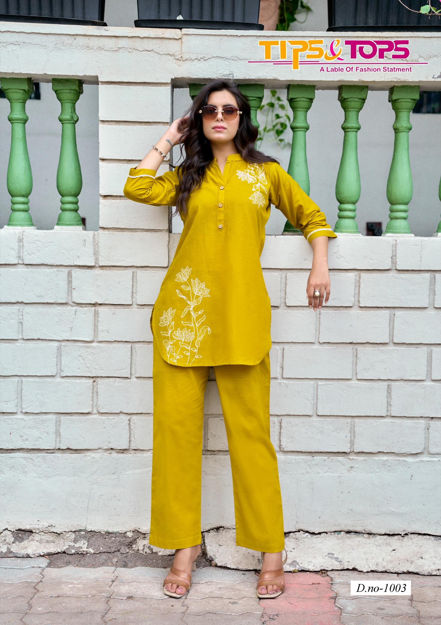 Tips & Tops Fabulous catalog Premium Cotton co ord set for women wholesale