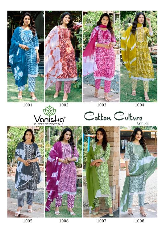 Vaniska Cotton Culture Vol 1 catalog best kurti brands in india