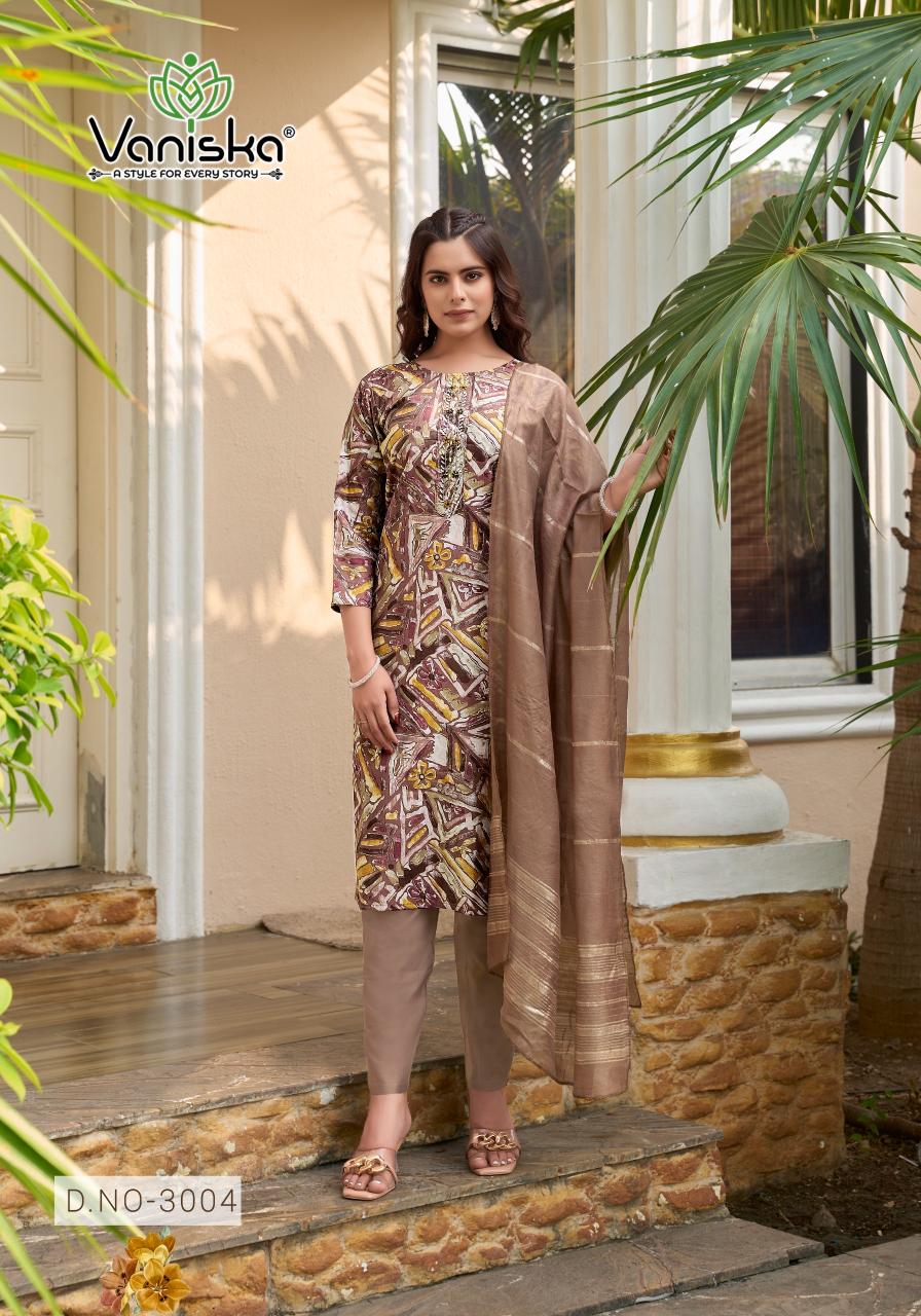 Vaniska Festival Vol 3 catalog kurtis set in india