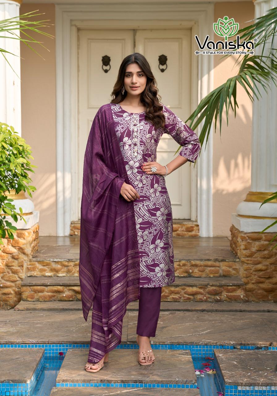 Vaniska Festival Vol 3 catalog kurtis set in india