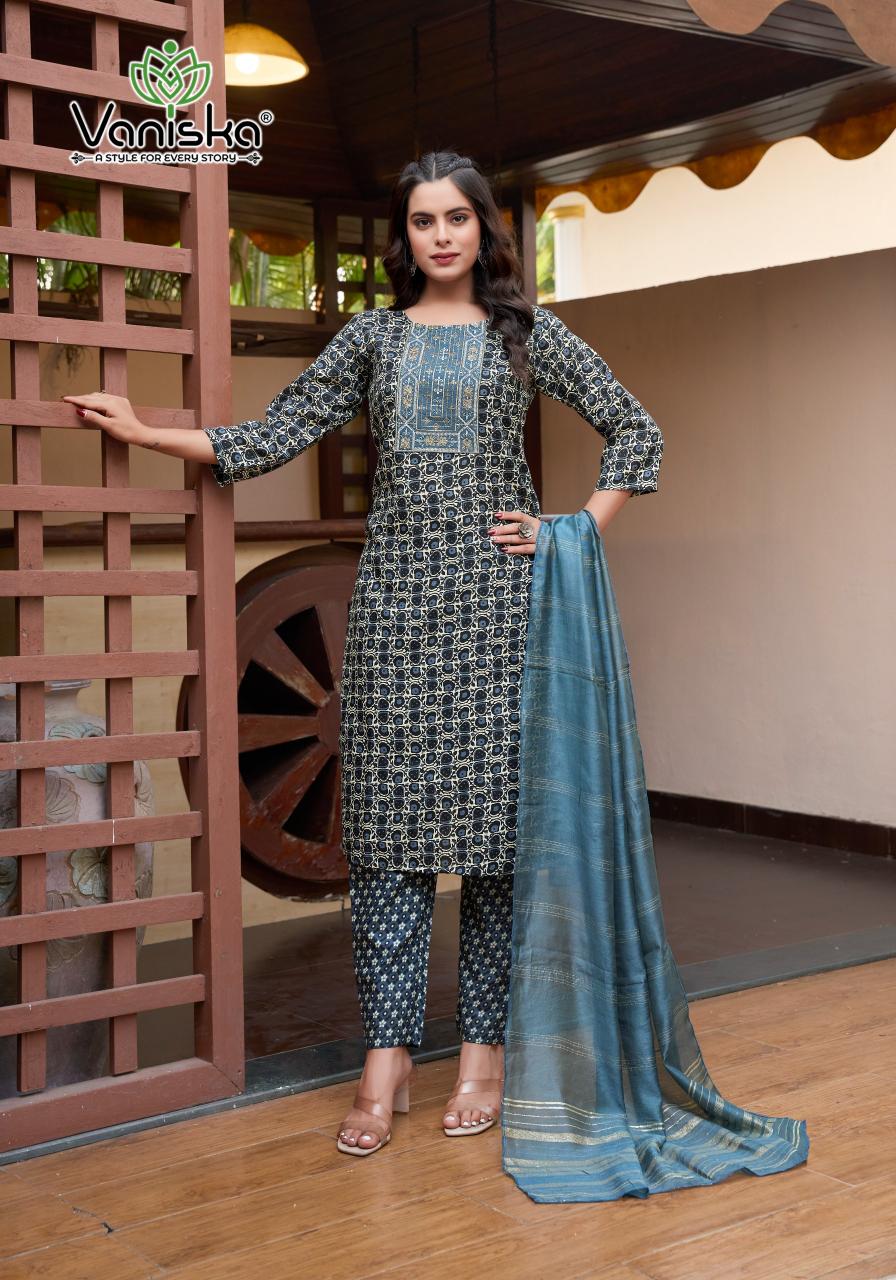 Vaniska Sunrise catalog kurti india basheerbagh