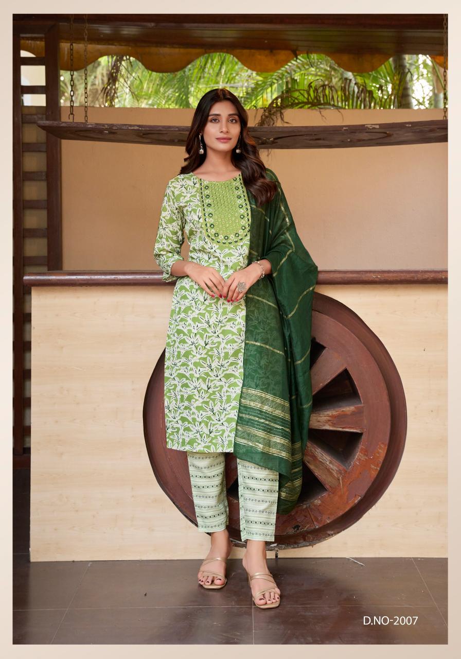 Vaniska Sunrise catalog kurti india basheerbagh