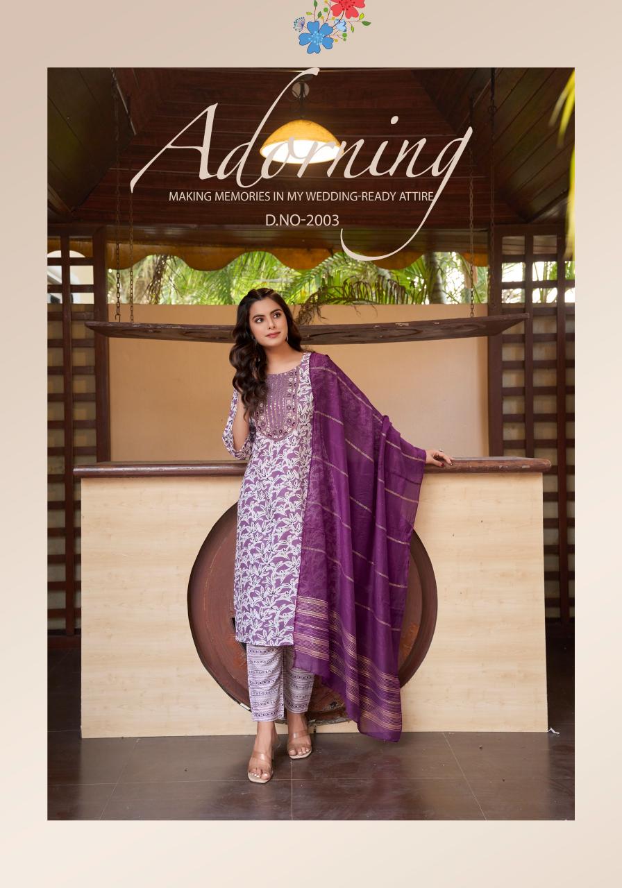 Vaniska Sunrise catalog kurti india basheerbagh