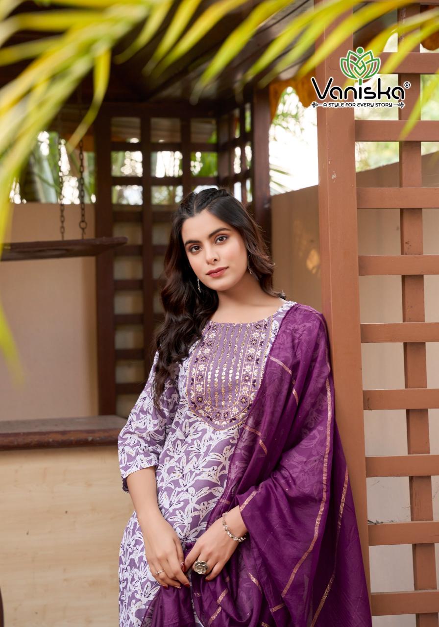 Vaniska Sunrise catalog kurti india basheerbagh