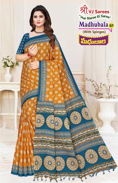 VJ Madhubala Vol-01 – Cotton Sarees - Wholesale Catalog