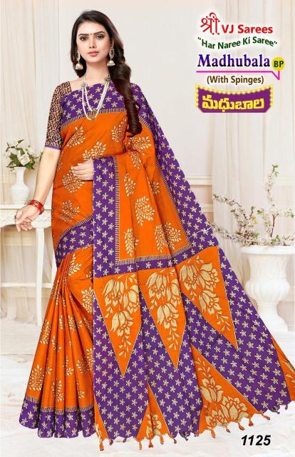 VJ Madhubala Vol-01 – Cotton Sarees - Wholesale Catalog