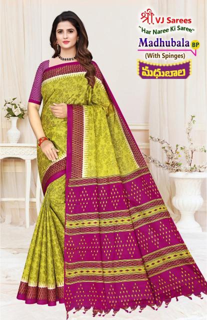 VJ Madhubala Vol-01 – Cotton Sarees - Wholesale Catalog