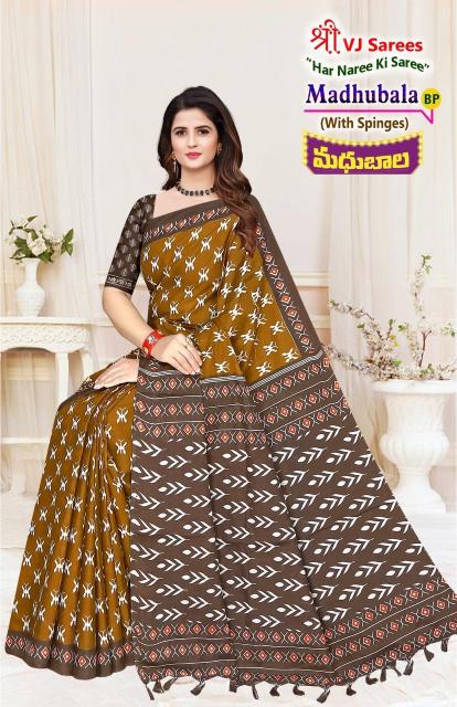 VJ Madhubala Vol-01 – Cotton Sarees - Wholesale Catalog