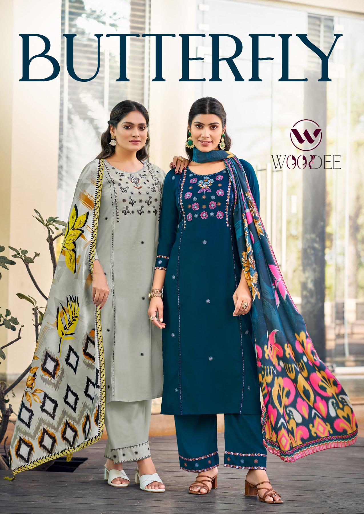Woodee Butterfly catalog buy kurtis online india