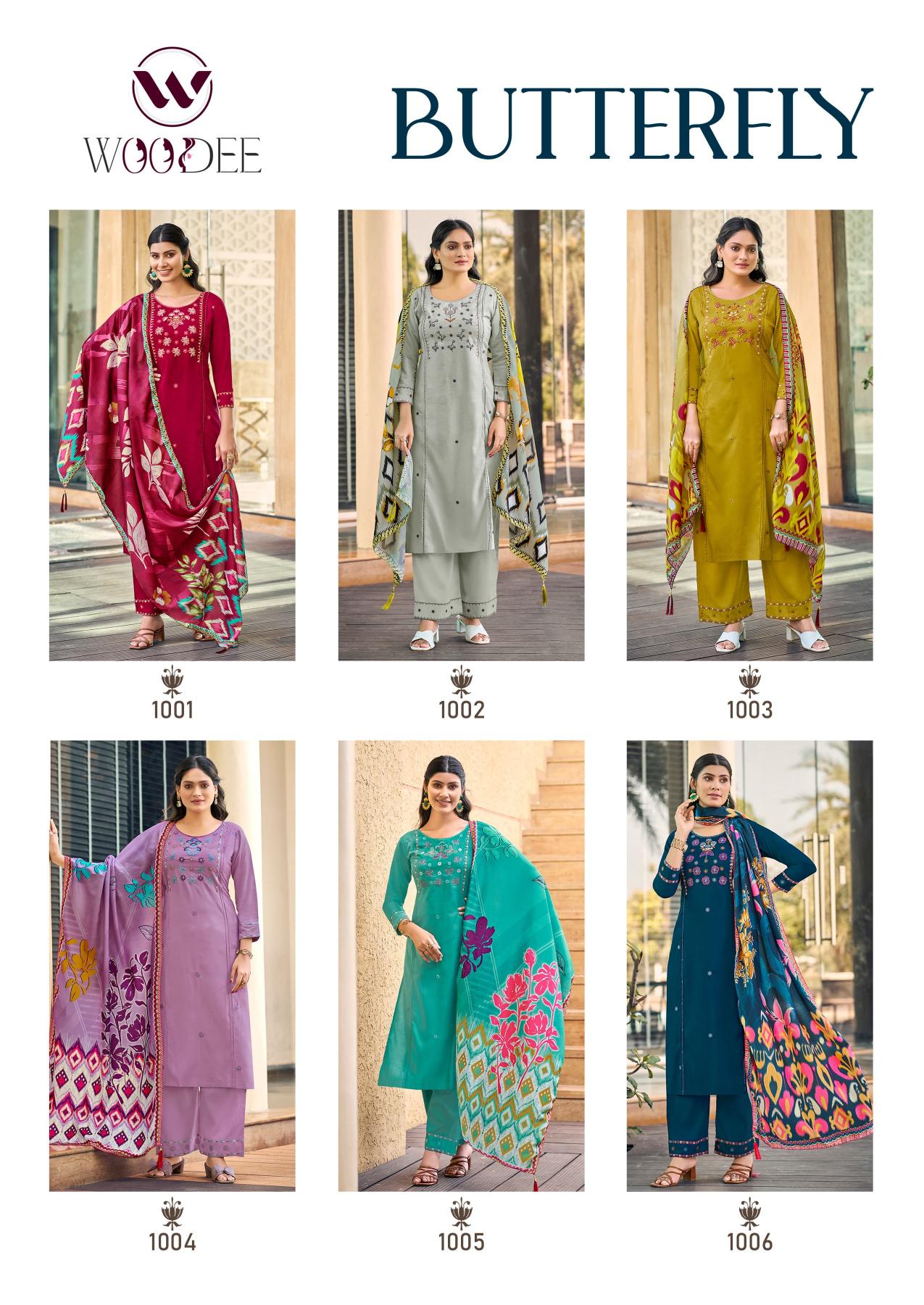 Woodee Butterfly catalog buy kurtis online india