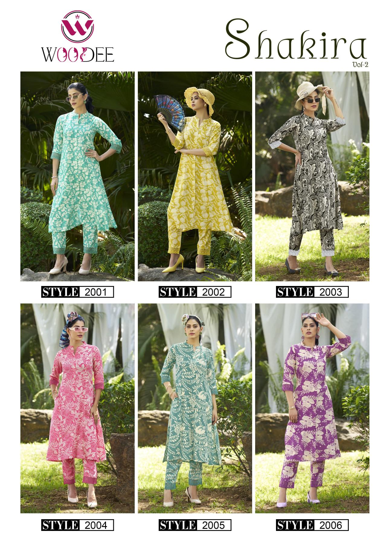 Woodee Shakira Vol 2 Catalog coord set wholesale 