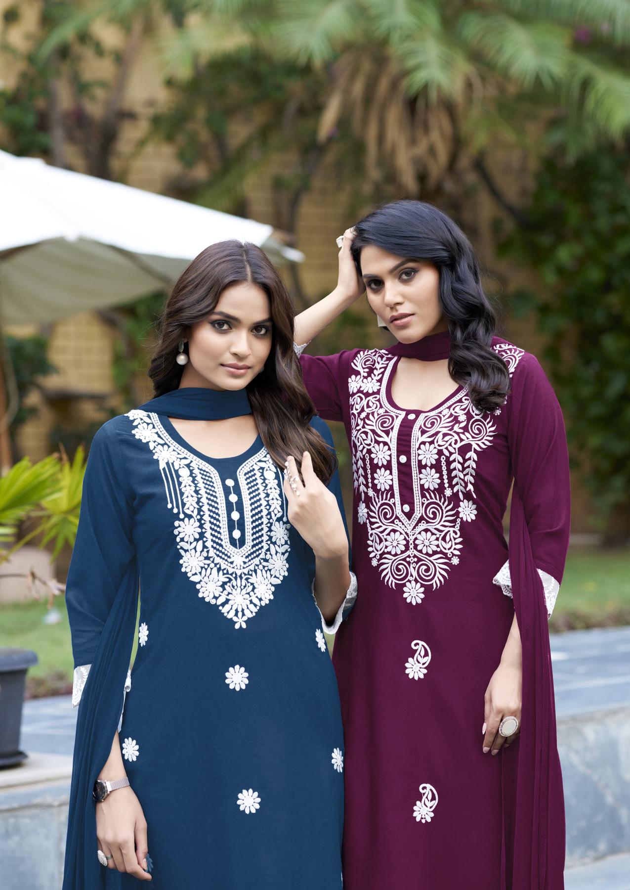 Woodee White Lotus catalog yellow indian kurtis