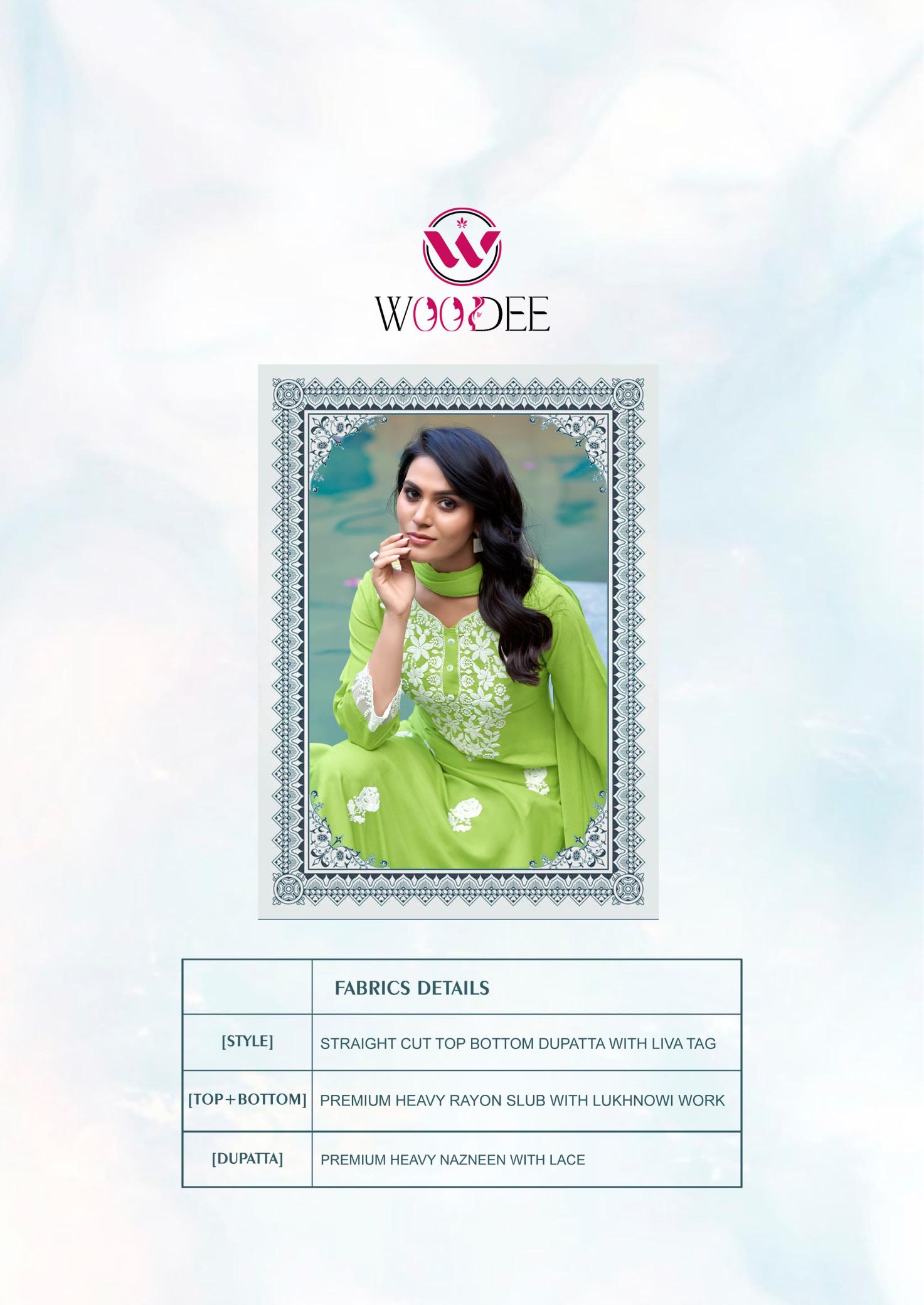 Woodee White Lotus catalog yellow indian kurtis