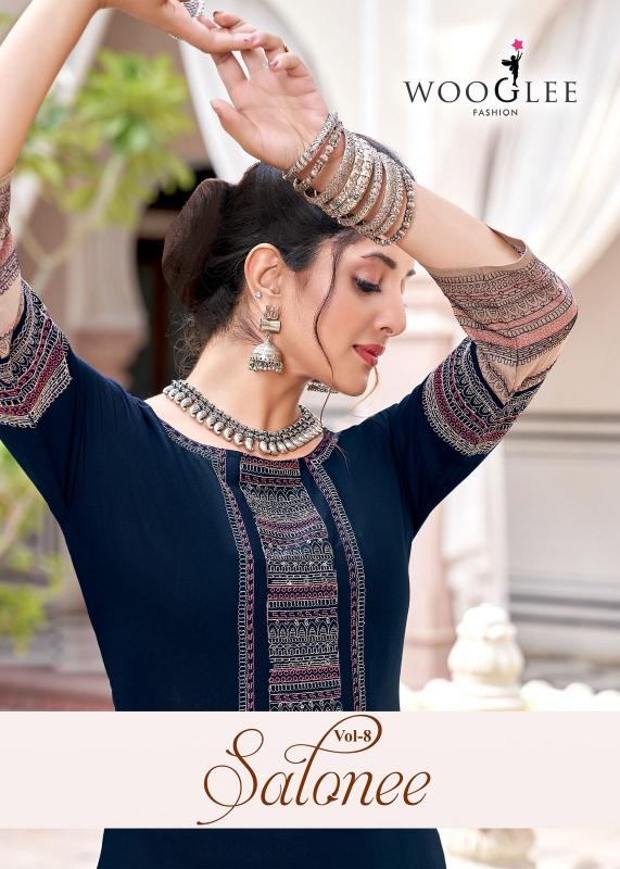 Wooglee Salonee Vol 8 catalog buy indian kurtis online