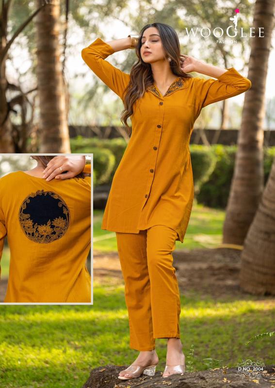 Wooglee Zeel Catalog co ord set manufacturers in surat