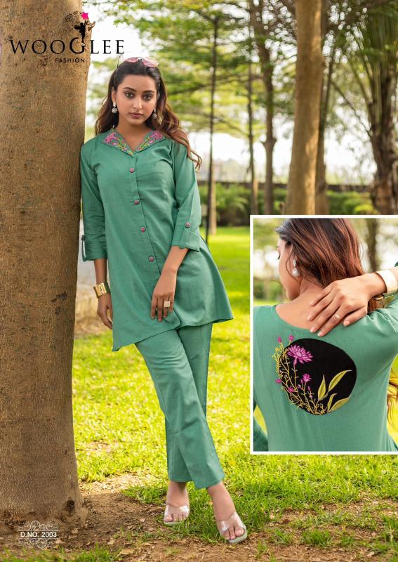 Wooglee Zeel Catalog co ord set manufacturers in surat