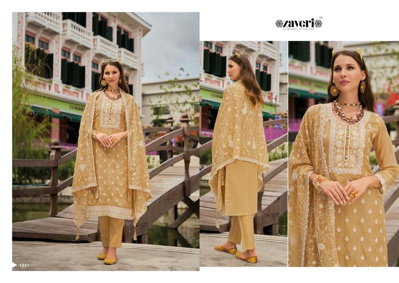 Zaveri Shazar Catalog pakistani straight suits online