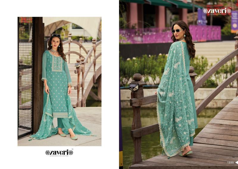 Zaveri Shazar Catalog pakistani straight suits online