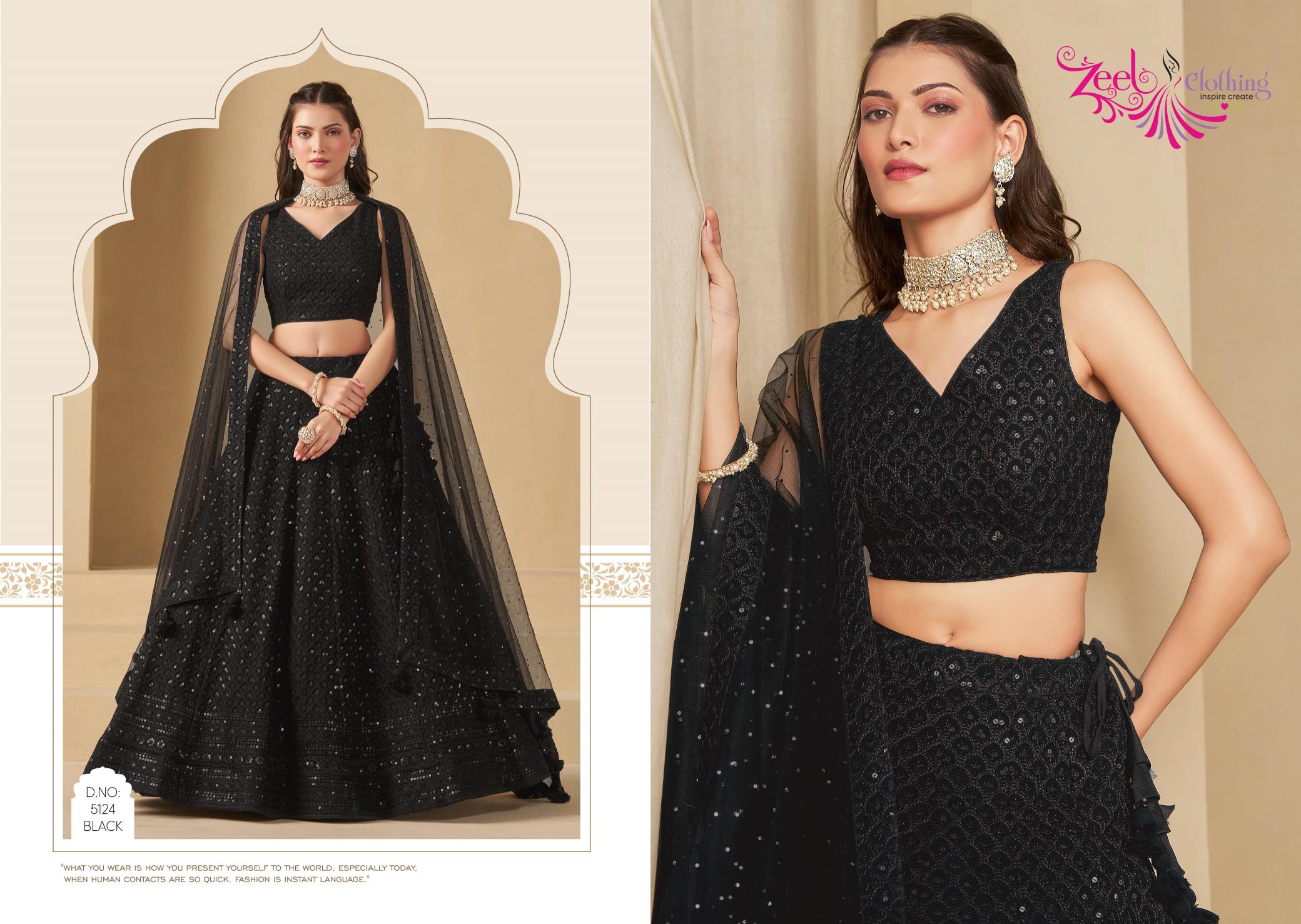 Zeel Clothing Florance vol 1 catalog nakkashi lehenga choli wholesale