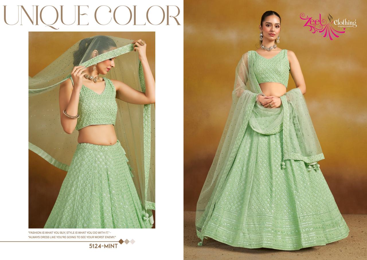 Zeel Clothing Florance vol 2 catalog best wholesale market in mumbai for lehenga