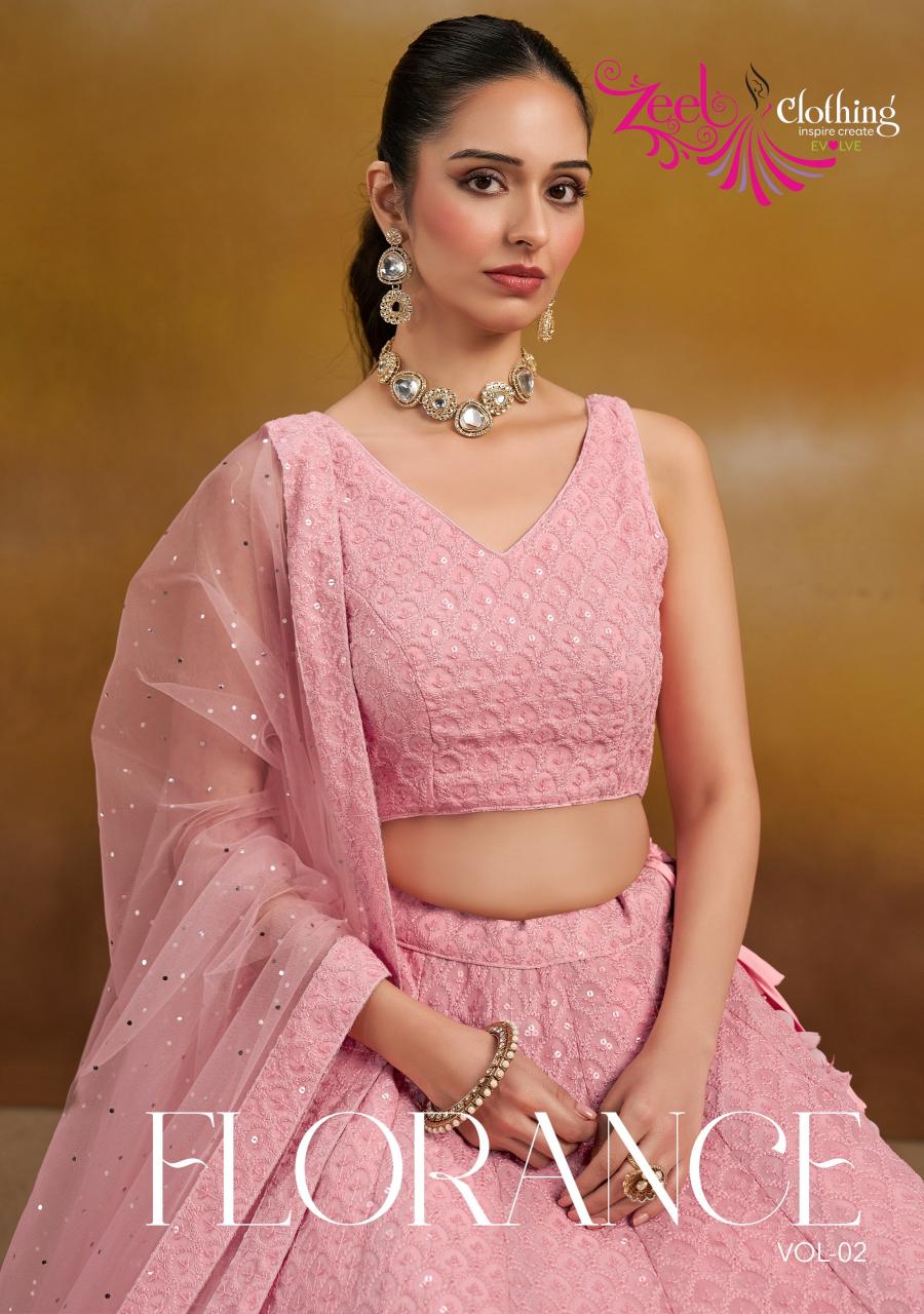 Zeel Clothing Florance vol 2 catalog best wholesale market in mumbai for lehenga