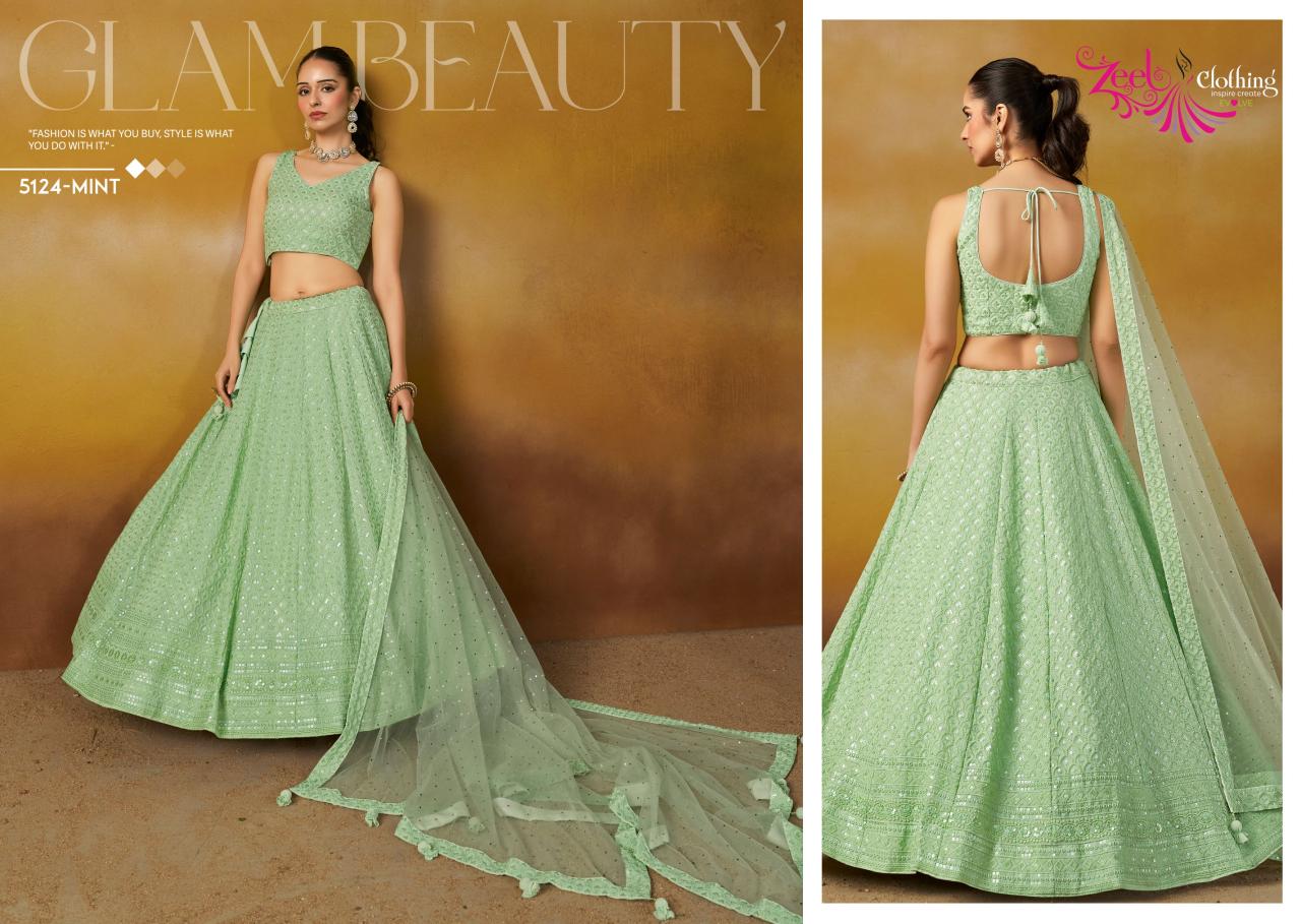 Zeel Clothing Florance vol 2 catalog best wholesale market in mumbai for lehenga