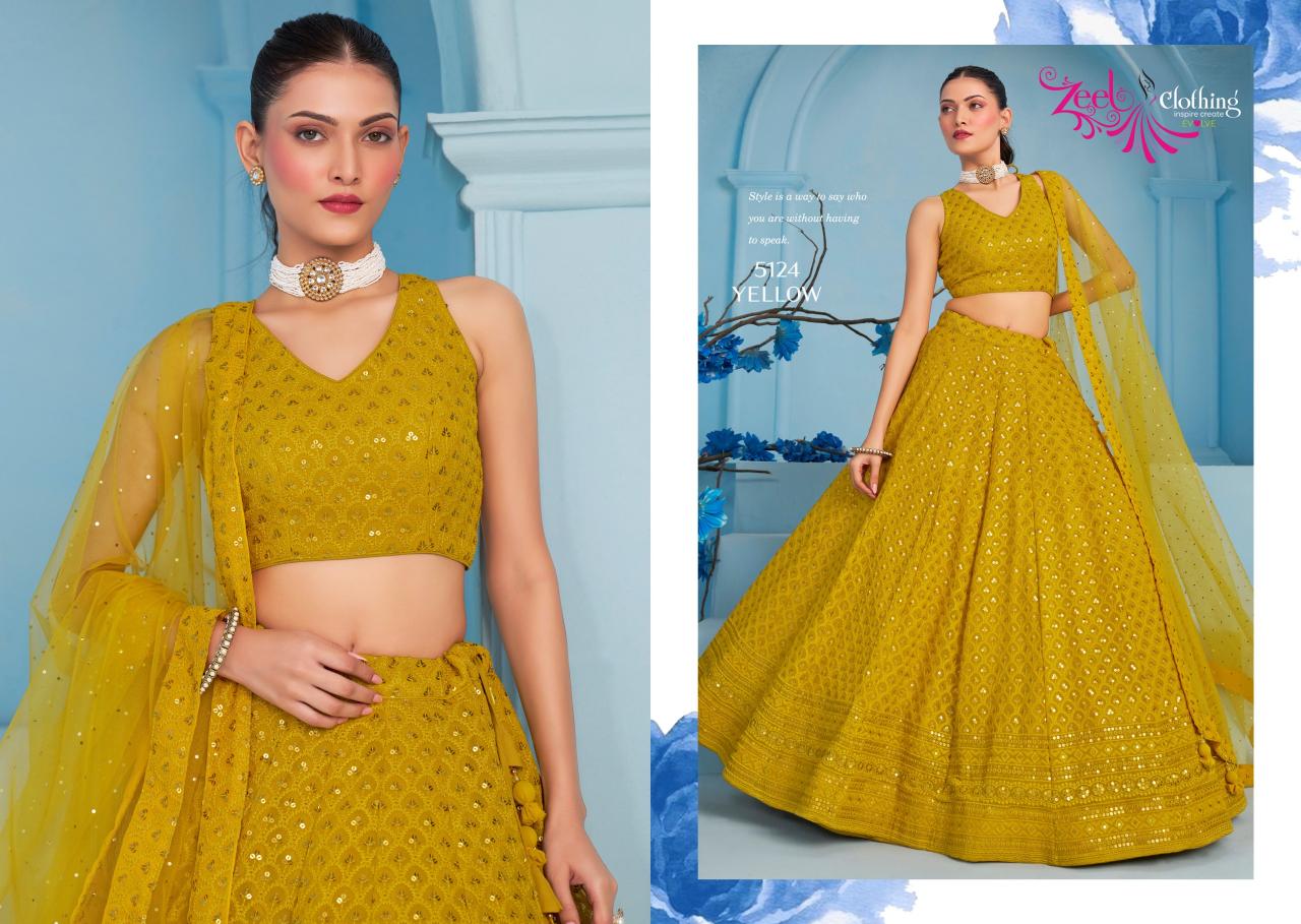 Zeel Clothing Florance vol 3 catalog lehenga wholesale in delhi