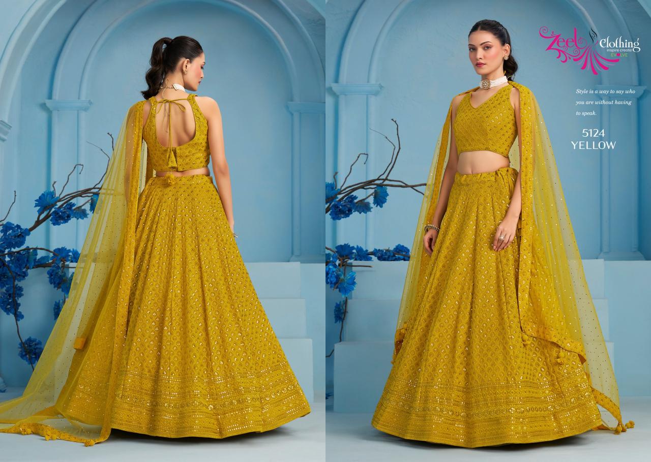 Zeel Clothing Florance vol 3 catalog lehenga wholesale in delhi