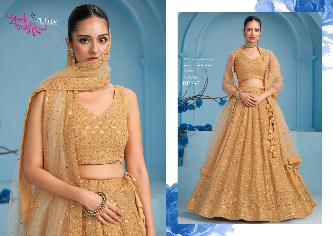 Zeel Clothing Florance vol 3 catalog lehenga wholesale in delhi