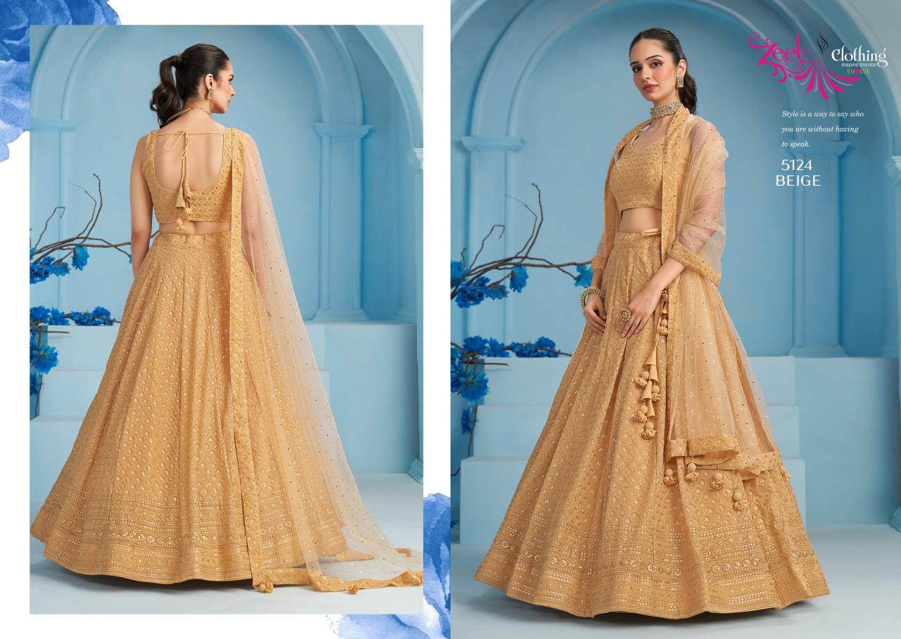 Zeel Clothing Florance vol 3 catalog lehenga wholesale in delhi