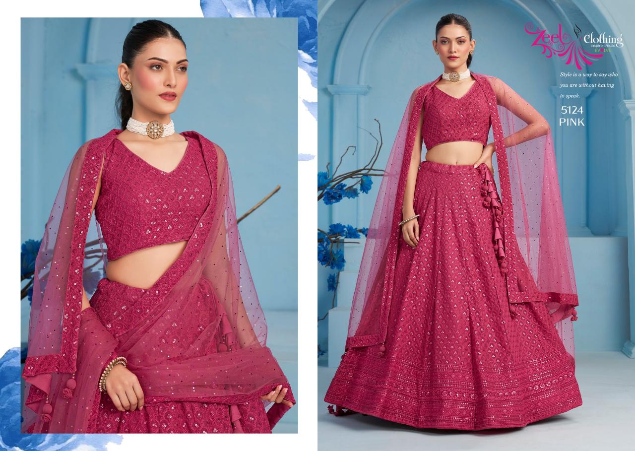 Zeel Clothing Florance vol 3 catalog lehenga wholesale in delhi
