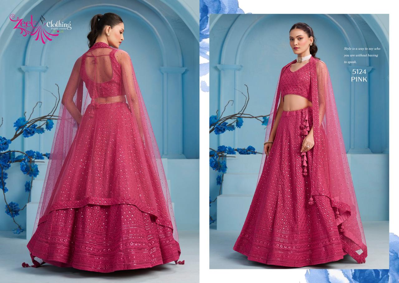Zeel Clothing Florance vol 3 catalog lehenga wholesale in delhi