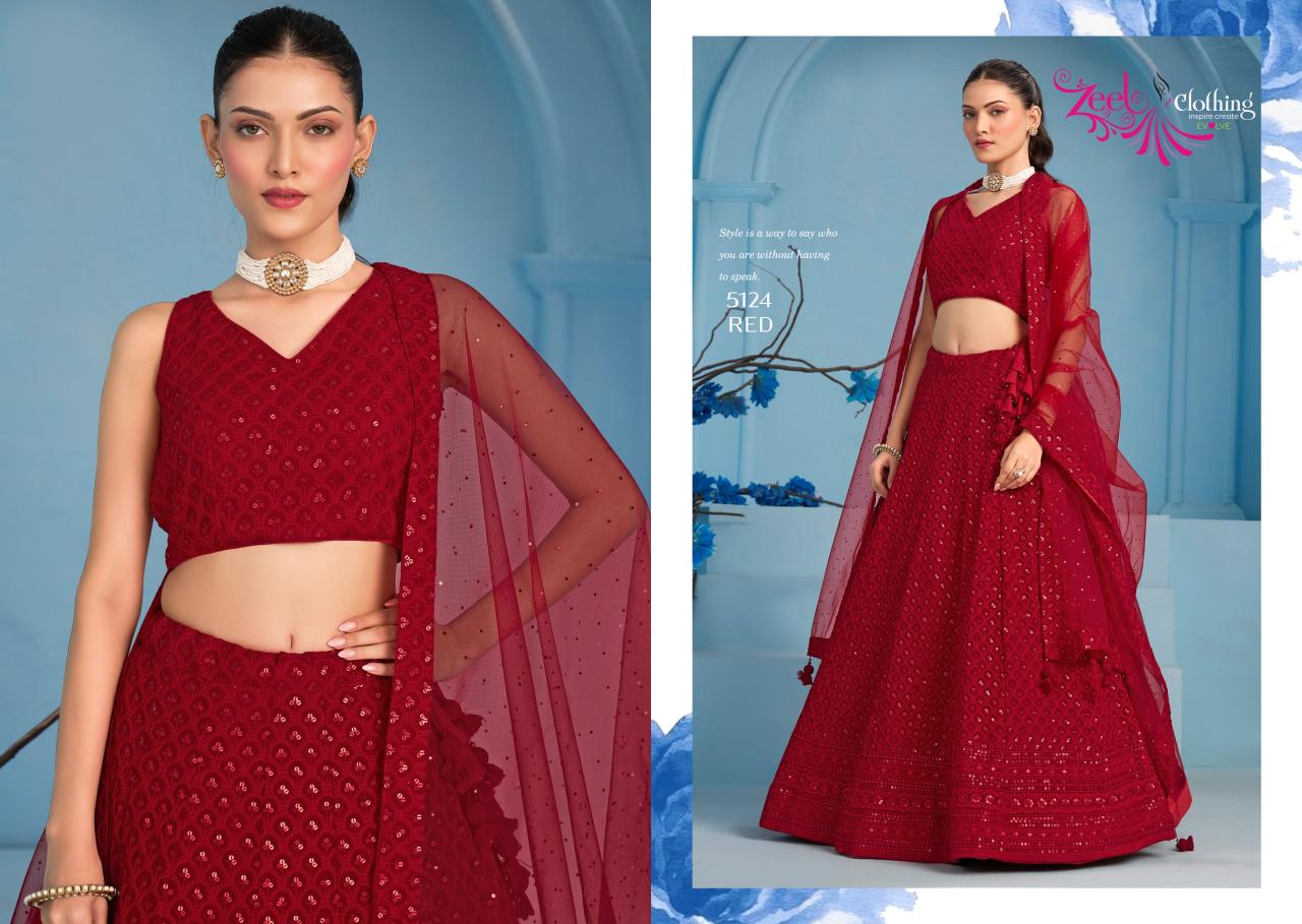 Zeel Clothing Florance vol 3 catalog lehenga wholesale in delhi