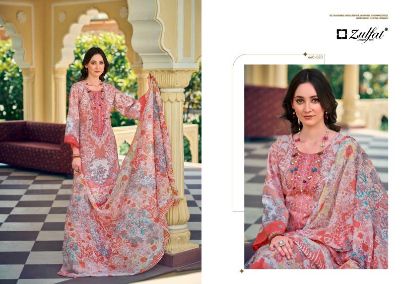 Zulfat Gulnaaz Vol 4 catalog dress materials wholesaler in surat